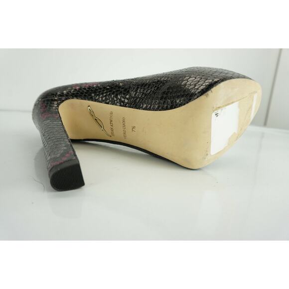 B. Brian Atwood Savita Snake Hidden Platform Pumps Size 7.5 New - Picture 9 of 11